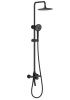 Душевая стойка Wonzon & Woghand Click WW-N3S962-MB настенная цвет черный