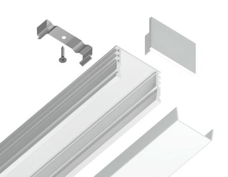 Алюминиевый накладной профиль Ambrella Light Alum Profile (Алум Профиле) GP1750WH