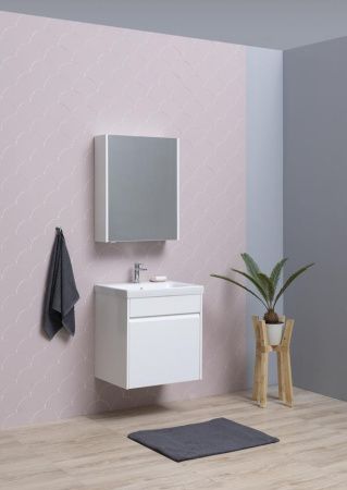 Зеркало-шкаф Aquanet Палермо 00203939 60х80 подвесной цвет белый