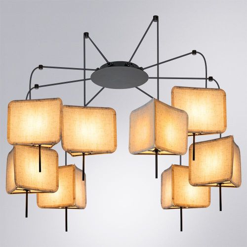 Люстра подвесная Arte Lamp Trixie (Триксие) A7084SP-8BK - фото 2