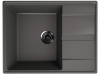 Кухонная мойка Ulgran Quartz Prima 650-09 65х50 цвет графит поверхность матовая