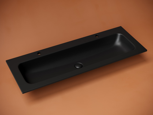 Раковина Ceramica Nova GRACE 121 см CN7016MB накладная цвет черный матовый - фото 2