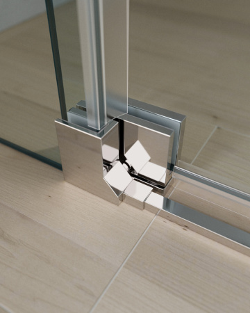 Душевая дверь Cezares SLIDER SLIDER-B-1-80/90-C-Cr 80х195 стекло прозрачное профиль хром глянцевый