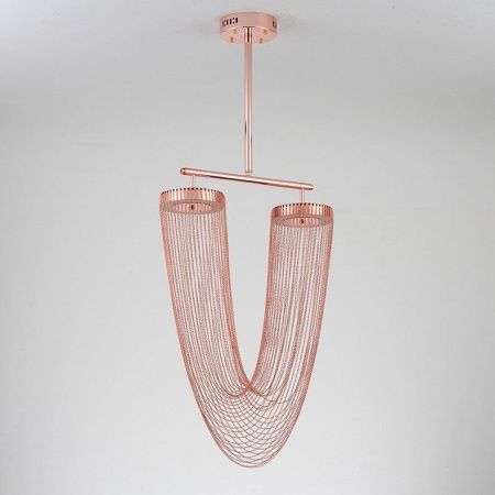 Люстра на штанге Delight Collection Otero (Отеро) 8608P copper
