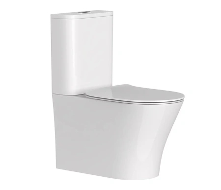 Чаша унитаза напольная Arrow AB2232H цвет белый без бачка с сиденьем микролифт безободковая каскадный смыв