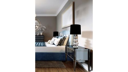 Настольная лампа Lumina Deco Briston (Бристон) LDT 303 CHR+BK