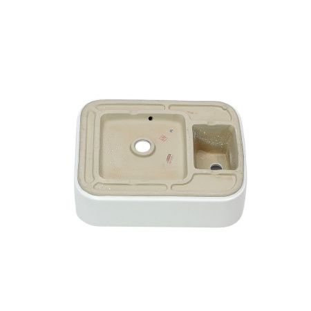 Раковина из сантехнического фарфора Melana 320309-805 50х40 накладная цвет белый 1 отверстие под смеситель