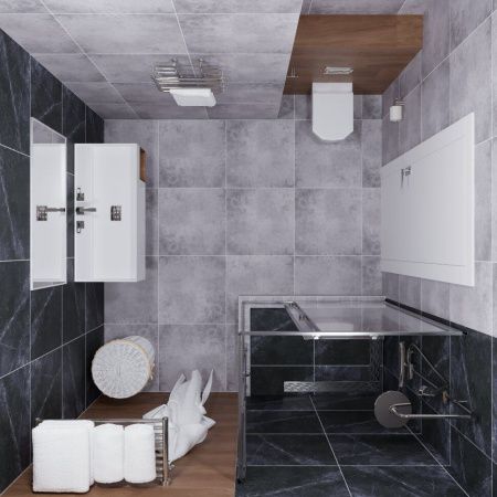 Душевой уголок Тритон Вента-Хром Щ0000057860 100х80 стекло прозрачное профиль хром без поддона