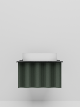 Тумба со столешницей La Fenice TERRA NFNC-01-TER-G-60-3-GB 60х50 подвесная цвет синий/серый