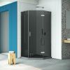 Душевой уголок Vegas-Glass AFA-Pen Retta AFA-Pen Retta 90 08 07 R 90х90 стекло тонированное профиль хром без поддона