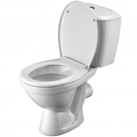 Унитаз-компакт напольный с бачком Santek Паллада 1WH302371 белый с сиденьем каскадный смыв