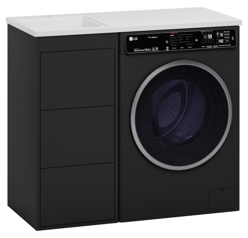 Тумба под раковину Brevita Grafit GRA-01040-013Я 39x46x86 - фото 5