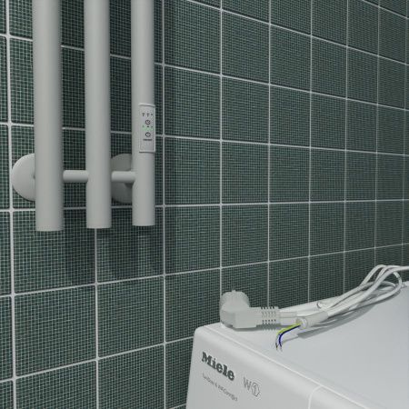 Полотенцесушитель электрический Маргроид Inaro Inaro3v-12012-1049-9016R 15х120 белый