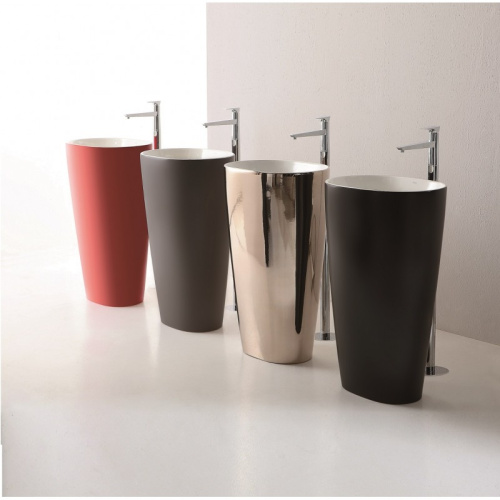 Смеситель для раковины Daniel Diva DV688CR напольный хром - фото 2