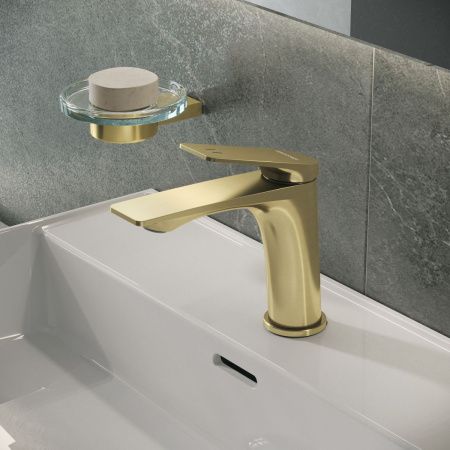 Смеситель Grossman Galaxy 510.K35.01.320 на раковину золото