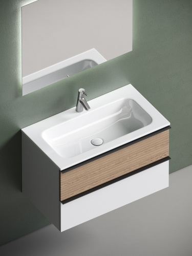 Тумба под раковину Sancos DELTA DL80W 79х44,5х50 настенная - фото 5