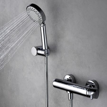 Смеситель для душа WasserKRAFT Berkel 4800 4802 настенный хром
