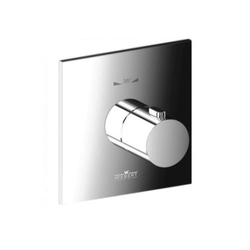 Смеситель для ванны и душа Webert Elio EL972101015 настенный хром с термостатом - фото 2