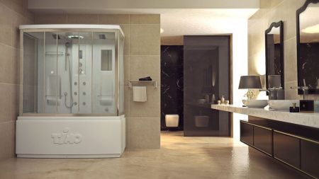 Душевой бокс Timo Lux T-7750NEW 150х88 прямоугольная с крышей