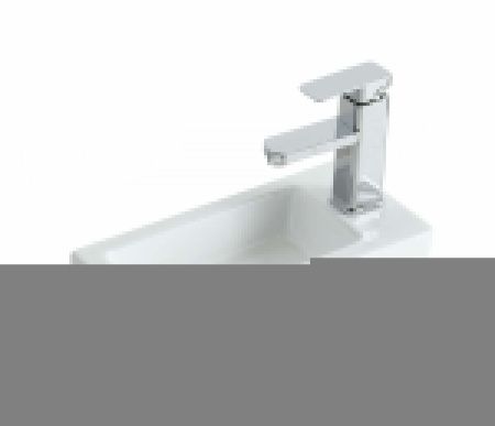 Раковина из сантехнического фарфора Orange B05-365w 40х20 подвесная цвет белый