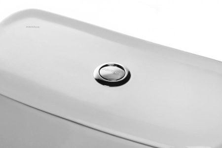 Унитаз-компакт напольный с бачком Santek Бриз 1WH202569 белый с сиденьем каскадный смыв