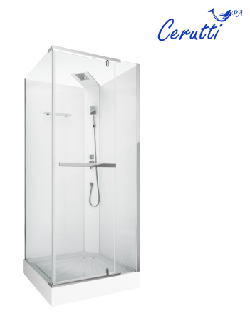 Душевая кабина Cerutti SPA MiMi90T 90х90 квадратная без крыши