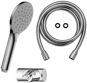 Душевой гарнитур Paffoni Sofia ZDOC122CR + ZSUP022CR + ZFLO018CR настенный хром