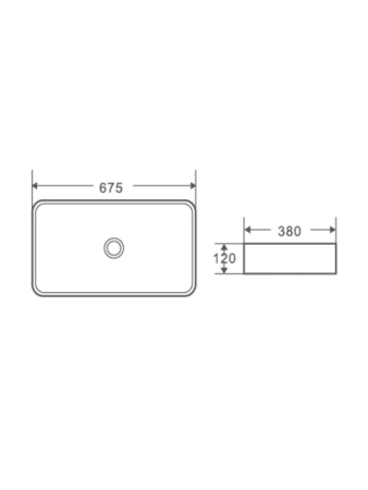 Раковина из сантехнического фаянса WeltWasser WW SK 10000005606 40 см накладная цвет белый