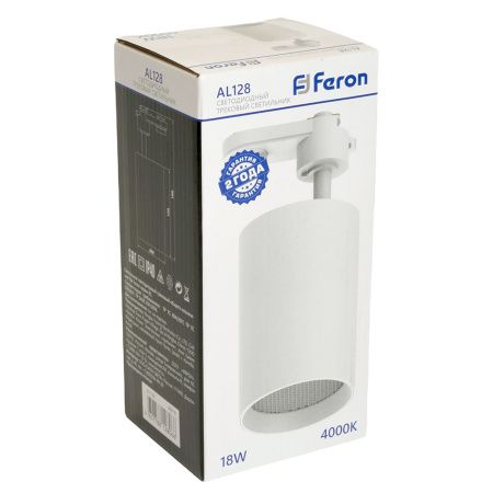 Трековый однофазный светильник Feron AL128 48918