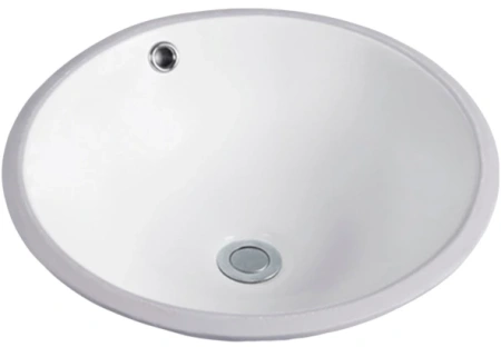 Раковина керамическая Gid Integrado 71149 40х40 встраиваемая цвет белый без отверстий под смеситель