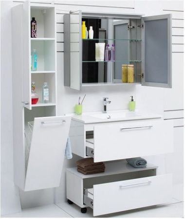 Шкаф-пенал De Aqua Токката 00167358 30х180 подвесной