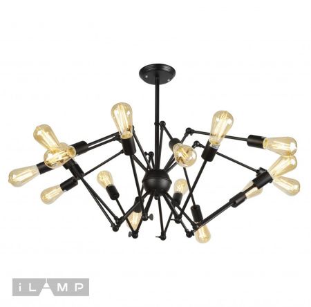 Люстра подвесная iLamp Spider (Спидер) Loft212-16