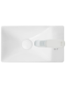 Раковина из сантехнического фаянса WeltWasser WW SK 10000004592 40х20 подвесная цвет белый