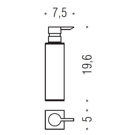 Дозатор Colombo MiniQ B9344.CR