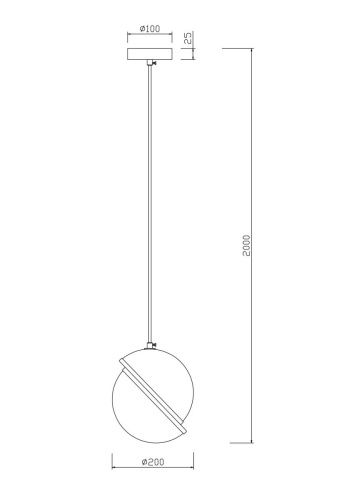 Светильник подвесной Freya Element Modern FR5181PL-01CH - фото 4