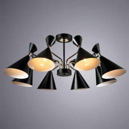 Люстра на штанге Arte Lamp Wellington (Веллингтон) A2711PL-8BK