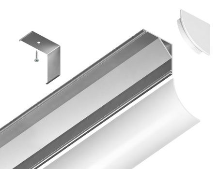 Алюминиевый угловой профиль Ambrella Light Alum Profile (Алум Профиле) GP2100AL