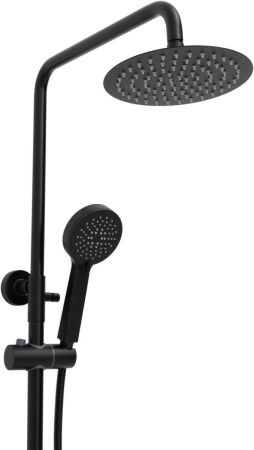 Душевая стойка Allen Brau Eclipse 5.E1A11-31 настенная цвет черный с термостатом