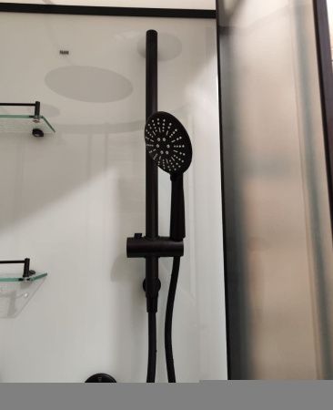 Душевая кабина Frank 214214 120х80 асимметричная с крышей ориентация левая