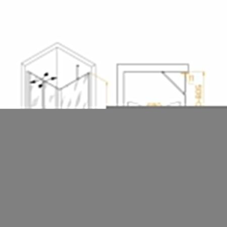 Душевой уголок RGW Passage 060813488-11 80х80 стекло прозрачное профиль хром без поддона