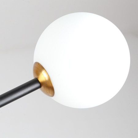 Люстра на штанге Delight Collection Bistro Globe (Бистро Глобе) 9389P/6 black/gold