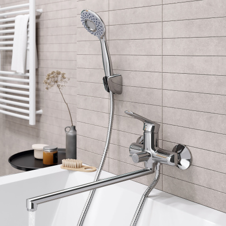 Смеситель для ванны Tokito MISAWA TOK-MIS-1015 настенный хром