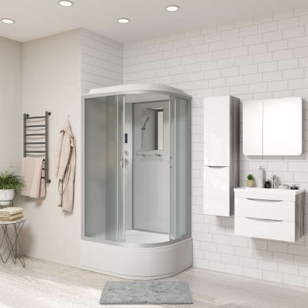 Душевая кабина Niagara Classic 23101424LP 120х80 асимметричная с крышей ориентация левая