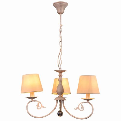 Люстра подвесная Natali Kovaltseva Milano (Милано) Montpellier 79047-3C IVORY GOLD - фото 2