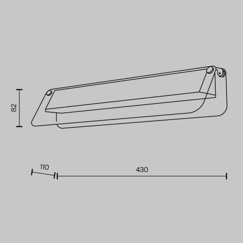 Бра Maytoni Flat MOD296WL-L10BS3K - фото 2