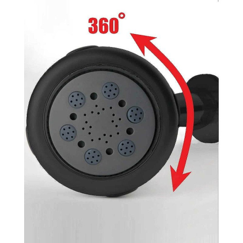 Душевая система ALMAes Bartin TVZ-0895 встраиваемая цвет черный - фото 4