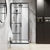 Душевая кабина Niagara Standart ST100/15QR/KL/BKT 100х100 квадратная без крыши ориентация универсальная