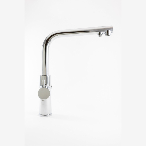 Смеситель для кухни Clever METALL FREE 61103 на раковину хром - фото 2