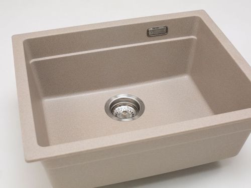 Кухонная мойка Grandex Aqua 500203 56х45 цвет бежевый поверхность матовая - фото 5