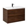 Тумба под раковину Art&Max Family-M Family-M-900-2C-SO-BO 90х50 подвесная цвет коричневый